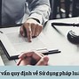 Sử Dụng Pháp Luật Và Áp Dụng Pháp Luật